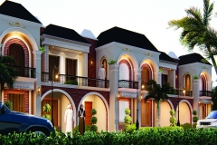 Front View of Luxury Villa with Gated Access – Home Brothers Project