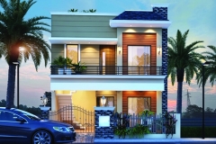 Luxury Villa Front View – MKG Estates | Home Brothers