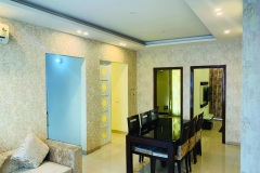 Modern dining area with elegant furniture