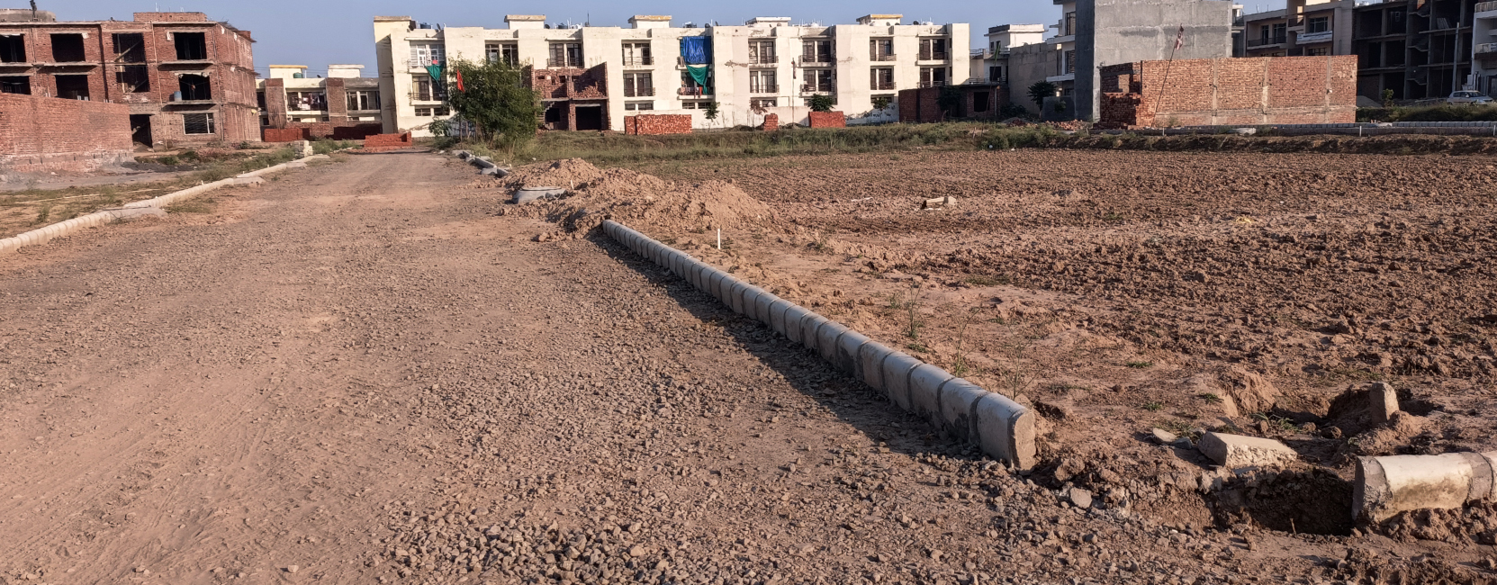 Gated Society Street View – Home Brothers, Kharar Street view inside a gated residential society by Home Brothers in Kharar