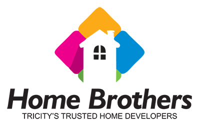 Home Brothers real estate logo representing premium property solutions near Chandigarh